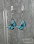 Preview: Schmetterling Ohrringe in Hellblau
