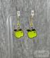 Preview: Grüner Apfel Ohrhänger | Fruchtiger Handmade Schmuck von Amylis