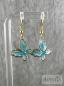 Preview: Hellblaue Schmetterlings Ohrhänger – Sommerzauber Schmuck handmade | Amylis