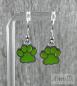Preview: Pfoten Ohrringe Grün