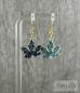 Preview: Ahornblatt Ohrringe Blau