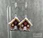 Preview: Ohrringe „Gingerbread Cottage“
