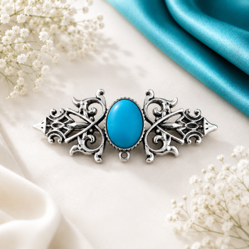 Tuchnadel „Silver Ocean“
