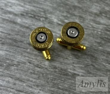 Manschettenknöpfe aus Patronenhülsen | Handmade Upcycling von Amylis