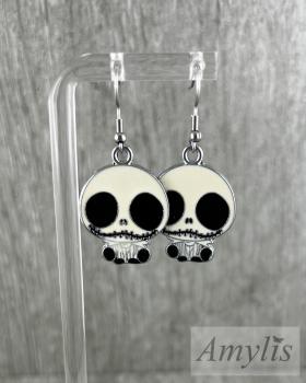 Preview: Totenkopf-Ohrhänger