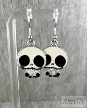 Totenkopf-Ohrhänger