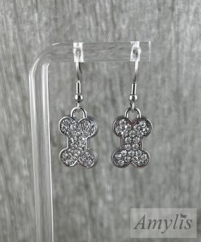 Preview: Glitzernde Knochen-Ohrhänger