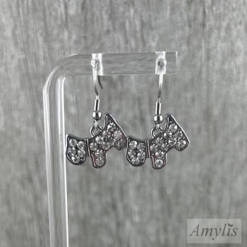 Preview: Glitzernde Hunde-Ohrhänger