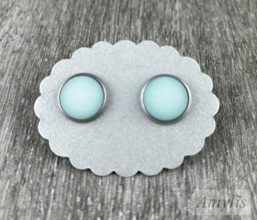 Hellblaue Ohrstecker – Kollektion Sommerzauber