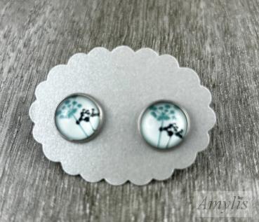 Hellblaue Ohrstecker – Kollektion Sommerzauber