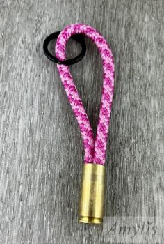 Patronen Schlüsselanhänger Pink Passion – handmade Jagdaccessoire | Amylis