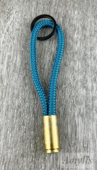 Schlüsselanhänger Patrone Türkis – Handgemacht von Amylis