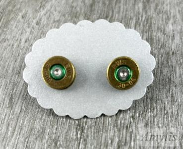 Preview: Patronen Ohrstecker – handmade Unikate aus echter Hülse