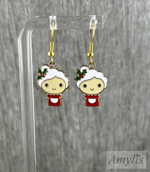 Preview: Ohrhänger „Mrs. Claus“