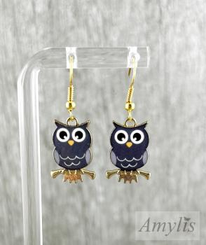 Preview: Eulen Ohrhänger – Handmade Schmuck aus der Mystic Nights Kollektion | Amylis