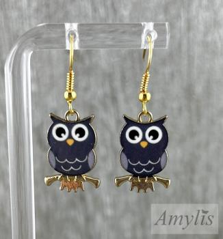 Eulen Ohrhänger – Handmade Schmuck aus der Mystic Nights Kollektion | Amylis