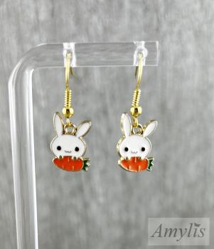 Preview: Hasen Ohrhänger mit Karotte