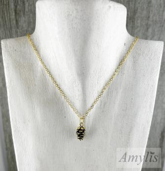 Preview: Tannenzapfen Kette Gold