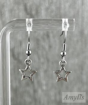 Stern Ohrringe Silber