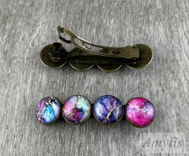 Preview: Haarspange „Aurora Marble“