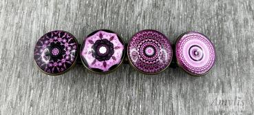 Haarspange „Magenta Mandala“