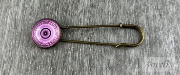 Tuchnadel „Pink Mandala Glow“