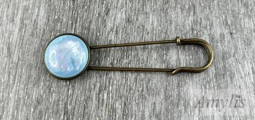 Tuchnadel „Blue Moon Drift“