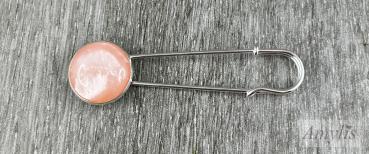 Tuchnadel „Peach Whisper Gleam“