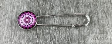 Tuchnadel „Magenta Dream Mandala“