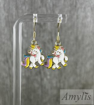 Preview: Ohrhänger Einhorn #1