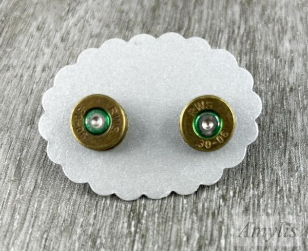 Patronen Ohrstecker – handmade Unikate aus echter Hülse