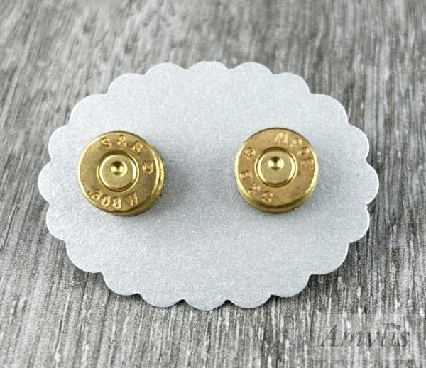 Patronen Ohrstecker – handmade Unikate aus echter Hülse