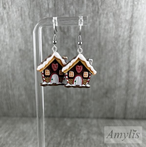 Ohrringe „Gingerbread Cottage“