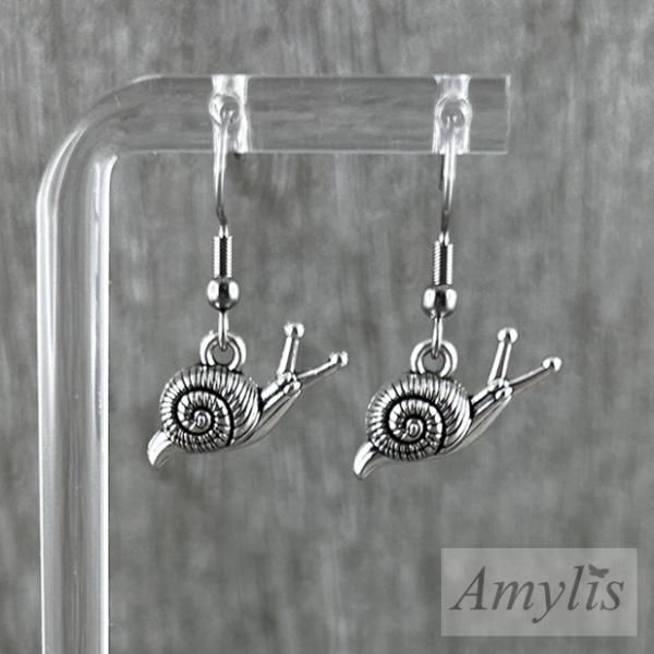 Ohrringe „Silver Snail Spirits“