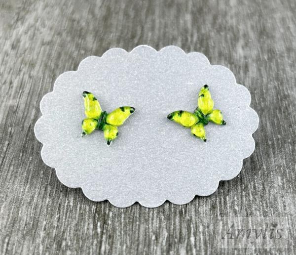 Ohrringe „Lime Flutter“