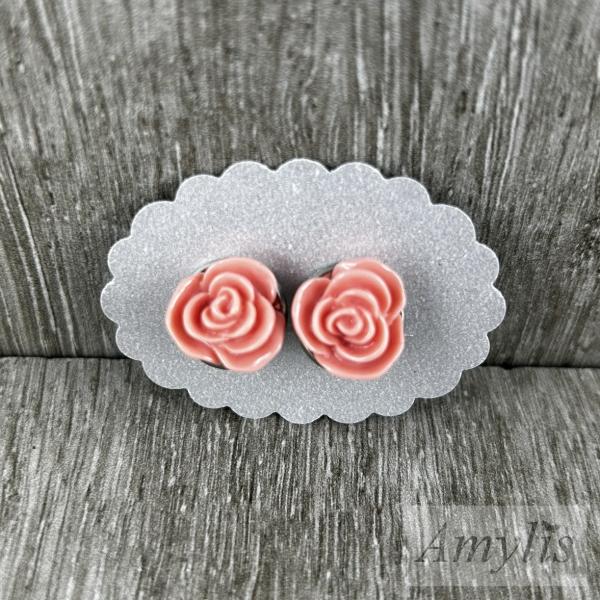 Ohrringe „Rosy Bloom“ Ohrclips